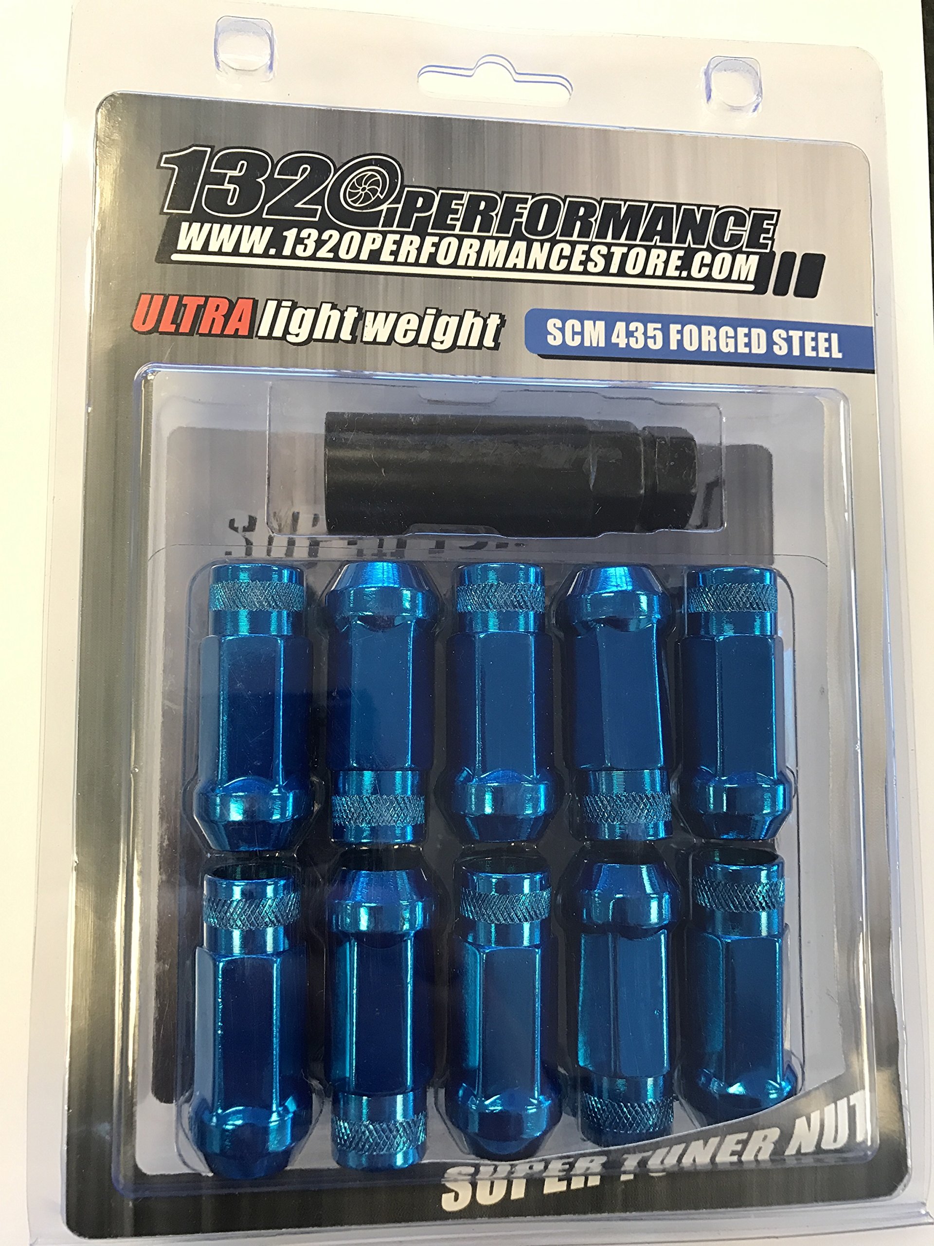 Amazon.com: 1320 Performance Blue Steel JDM Lug Nuts Compatible
